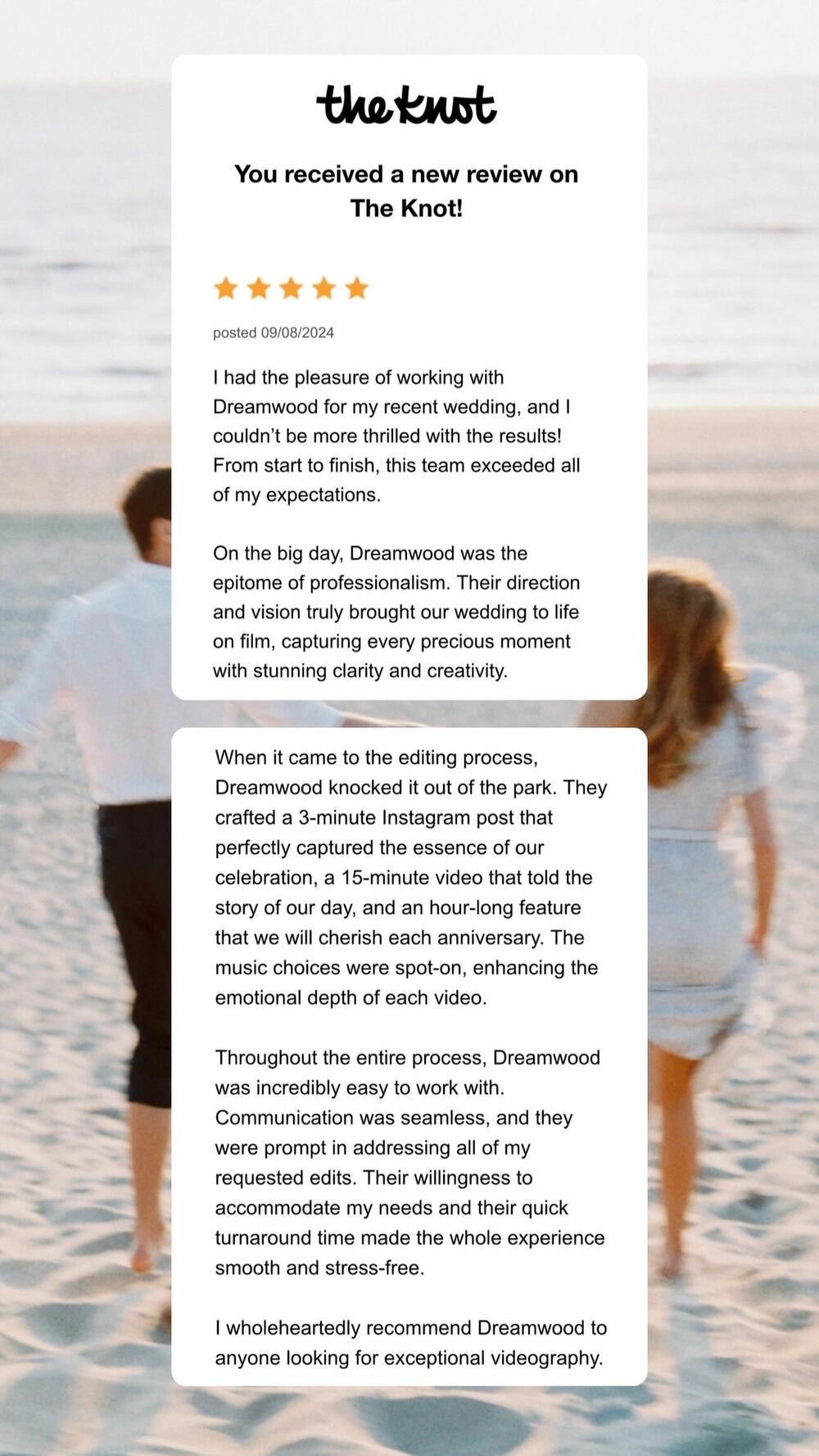 Original written client review screenshot 16