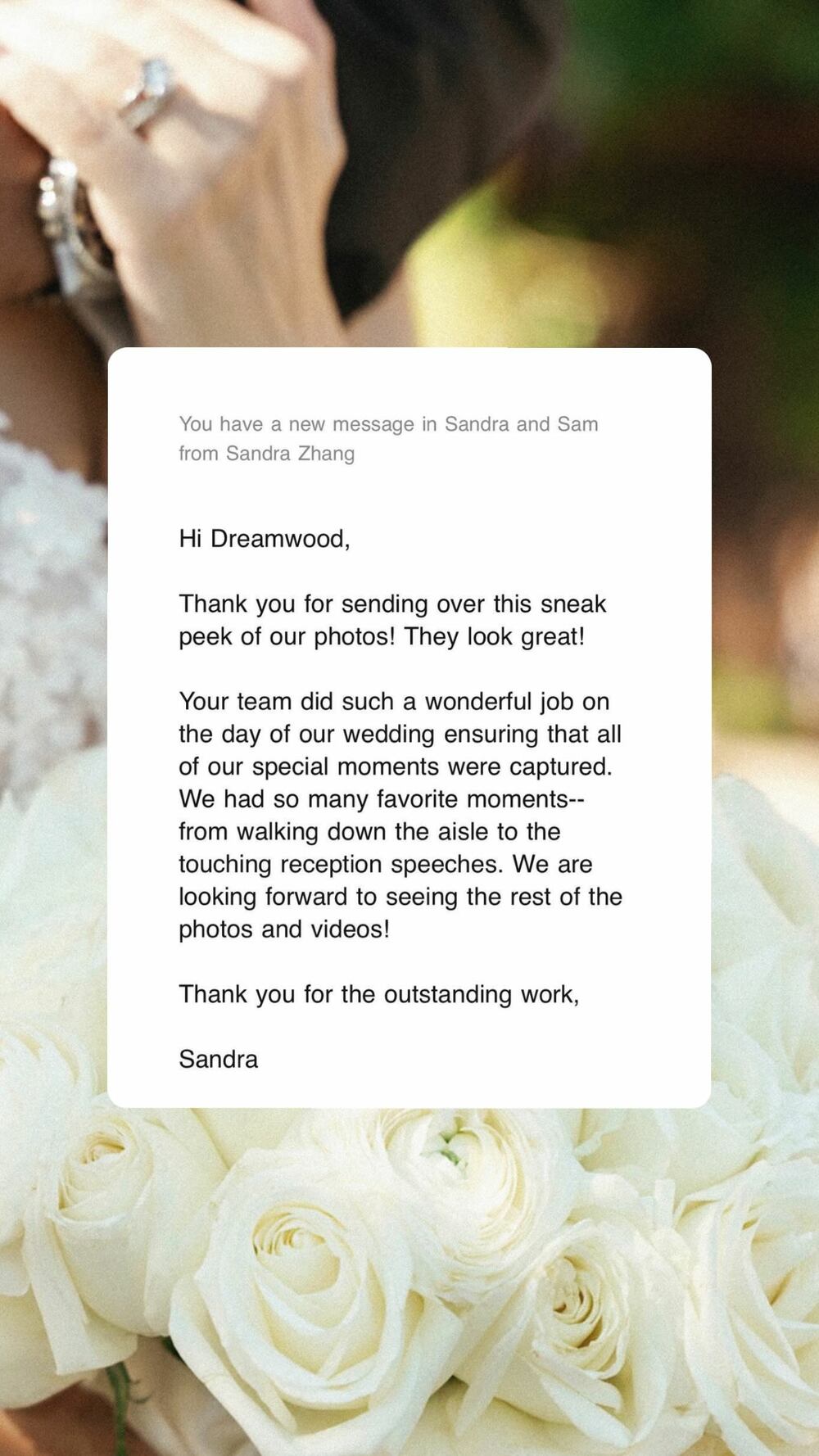 Original written client review screenshot 20