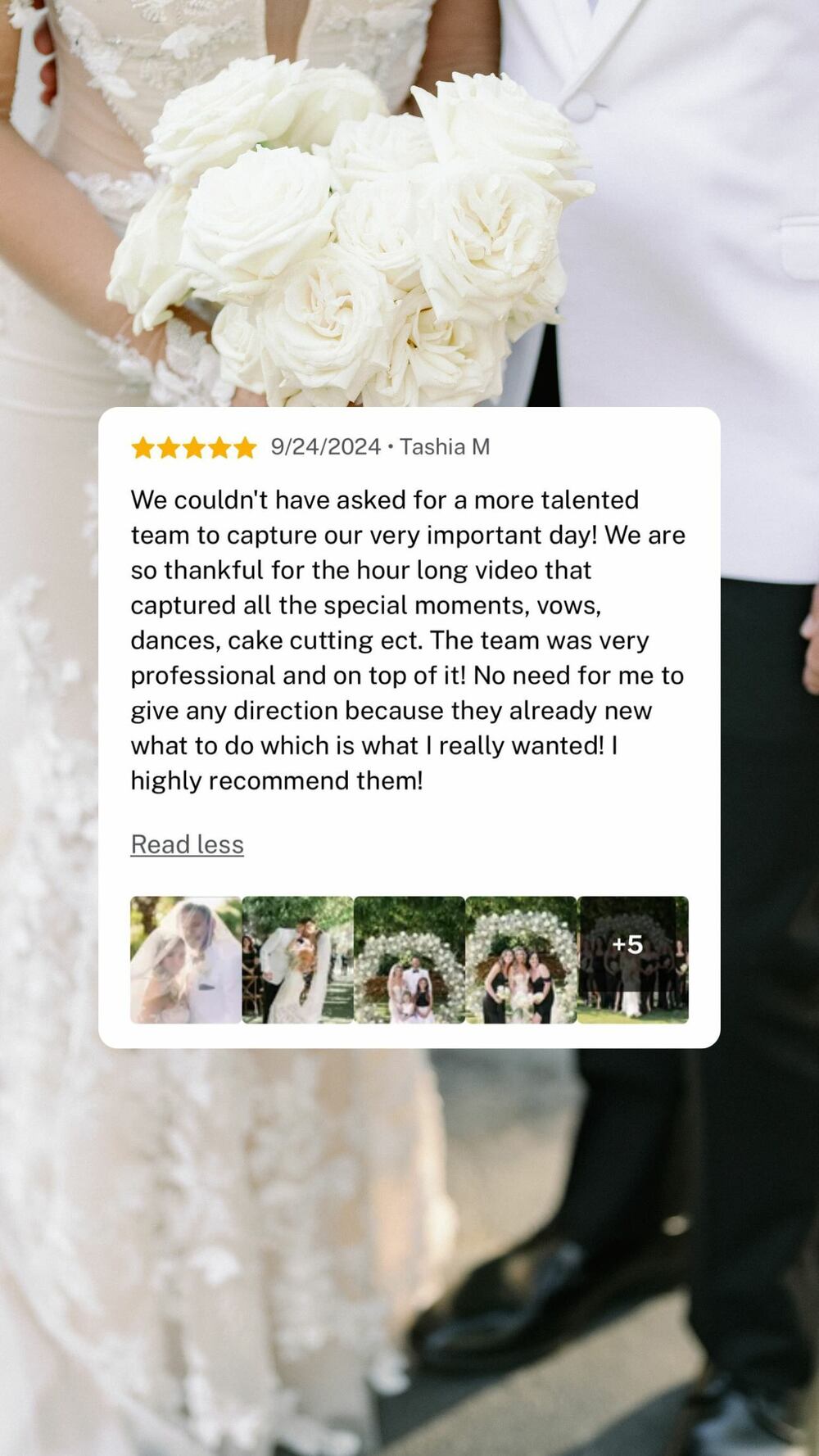 Original written client review screenshot 23