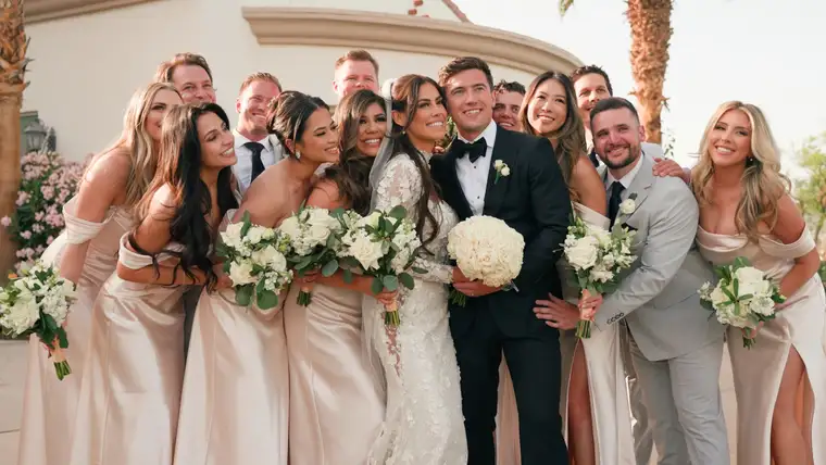 Wedding photography and cinematography team working together