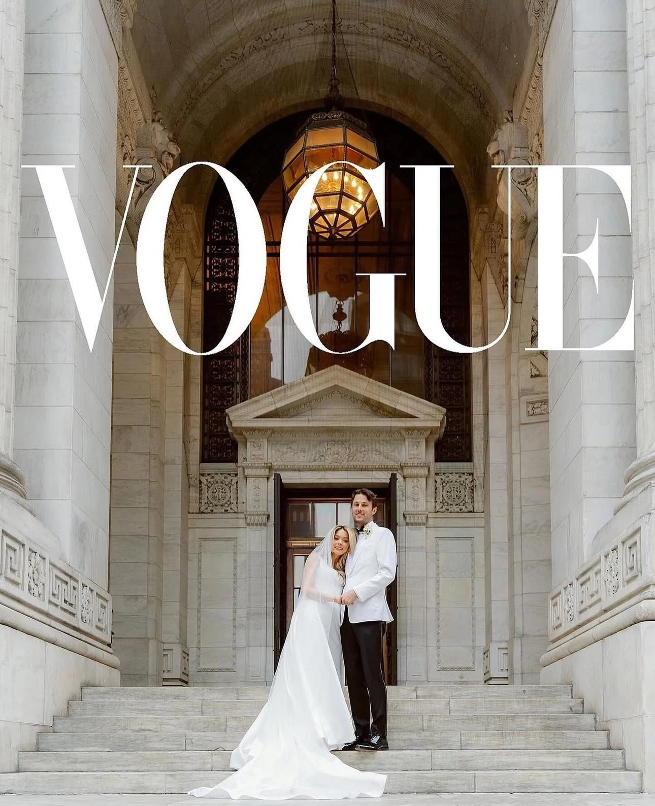 A quiet wedding portrait