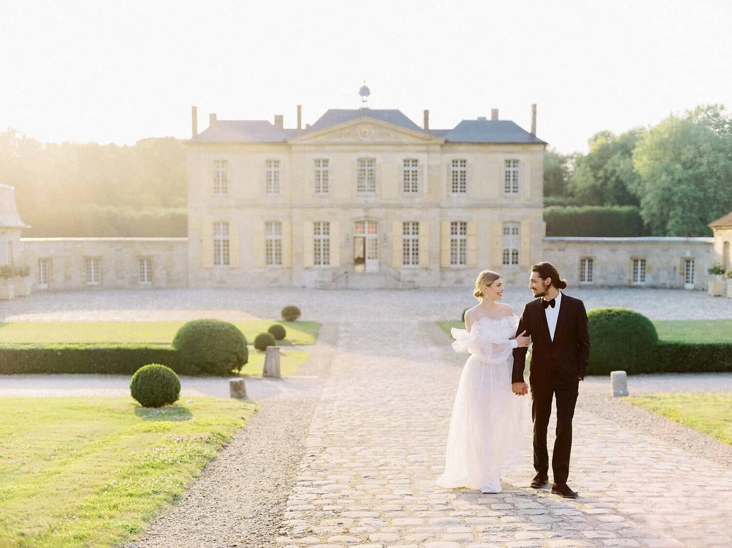A wedding at a French chateau