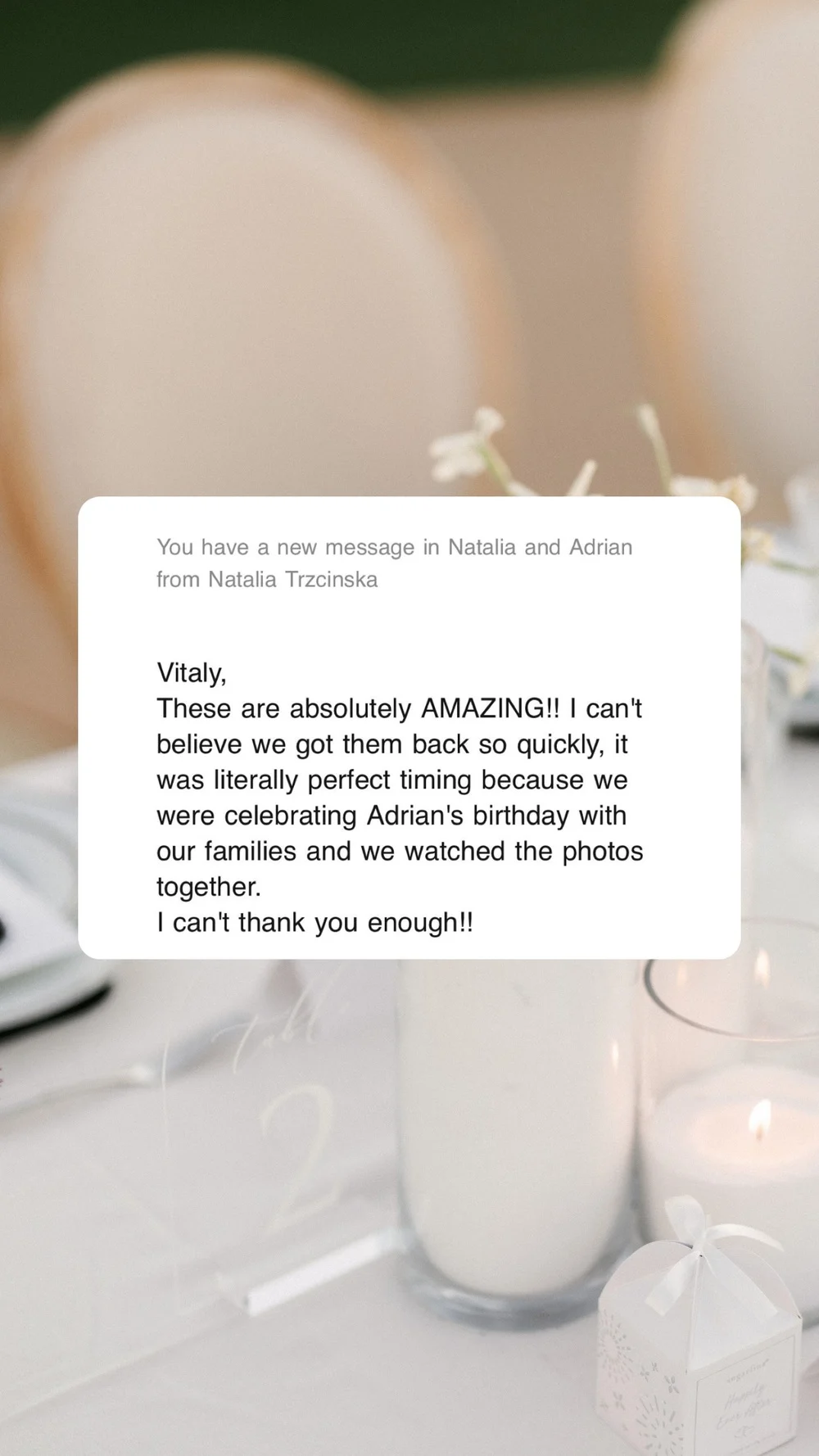 Original written client review screenshot 30