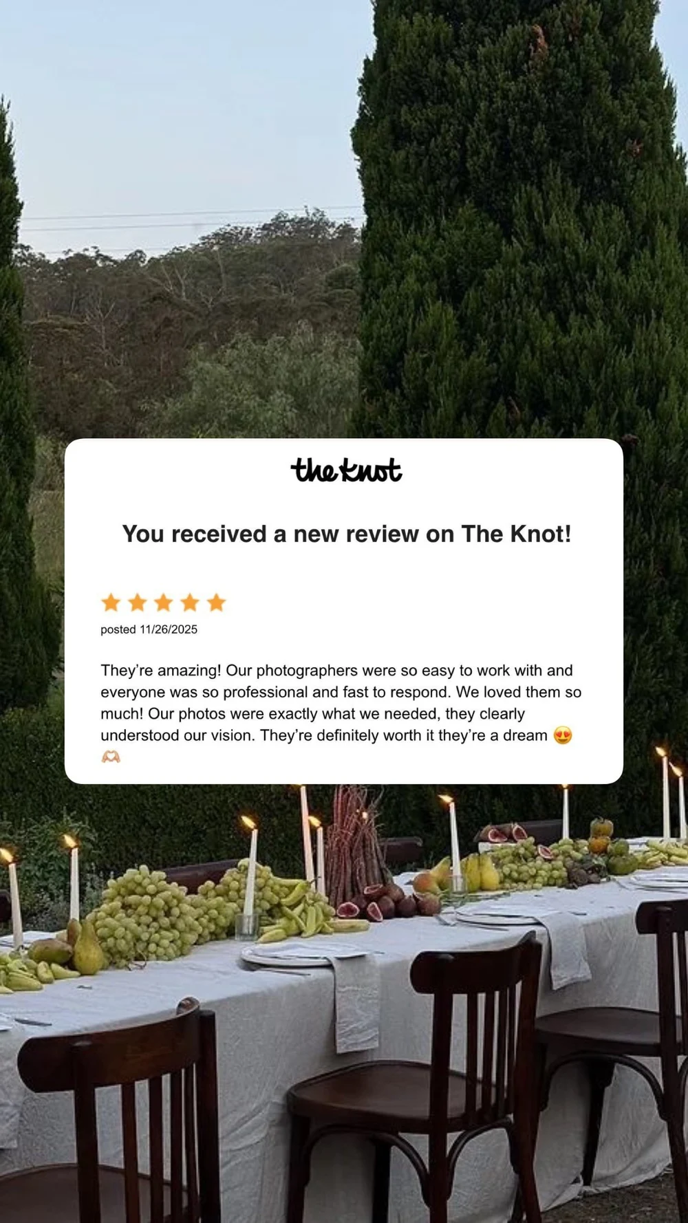 Original written client review screenshot 9